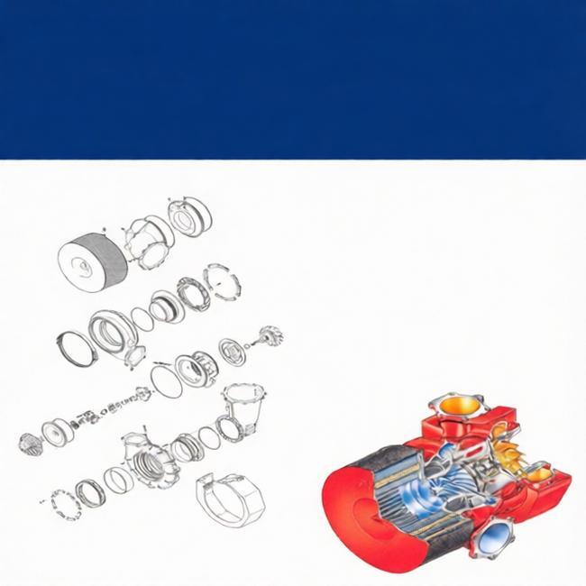 ABB Turbocharger Parts TPS 48 Turbocharger EC Approved